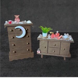 Miniature Dressers for Dollhouse or Home Decor